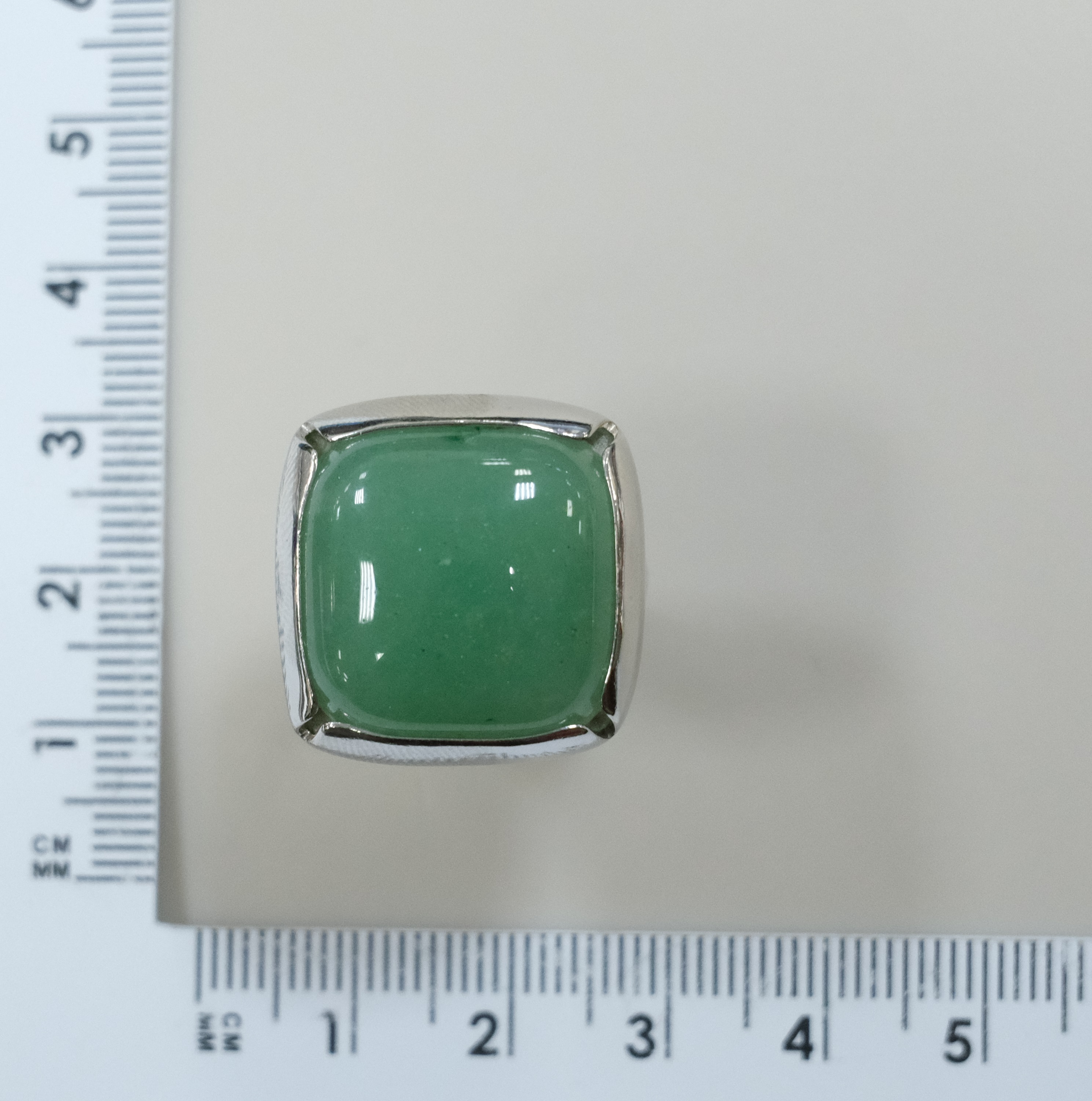 Серебряное кольцо с авантюрином